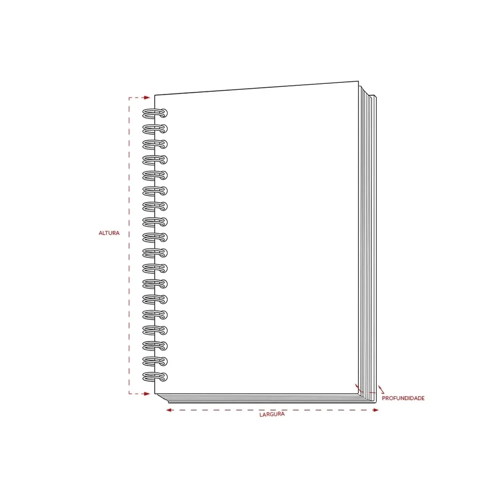 Caderno Holográfico Com Pauta