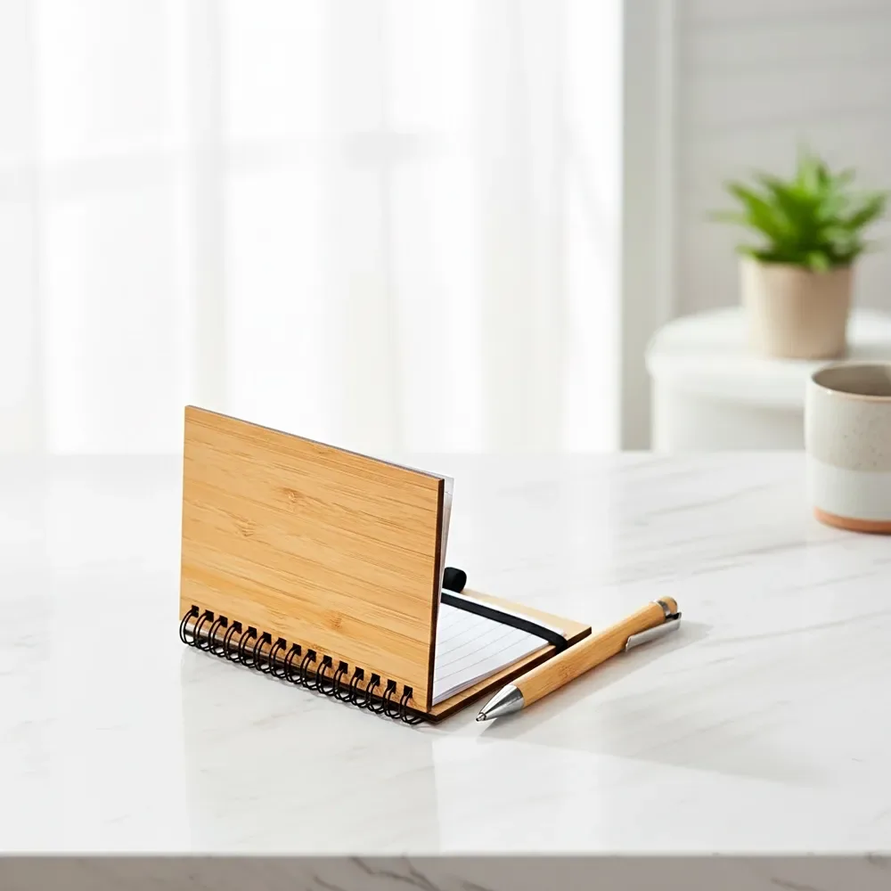 Caderno Ecológico com Caneta