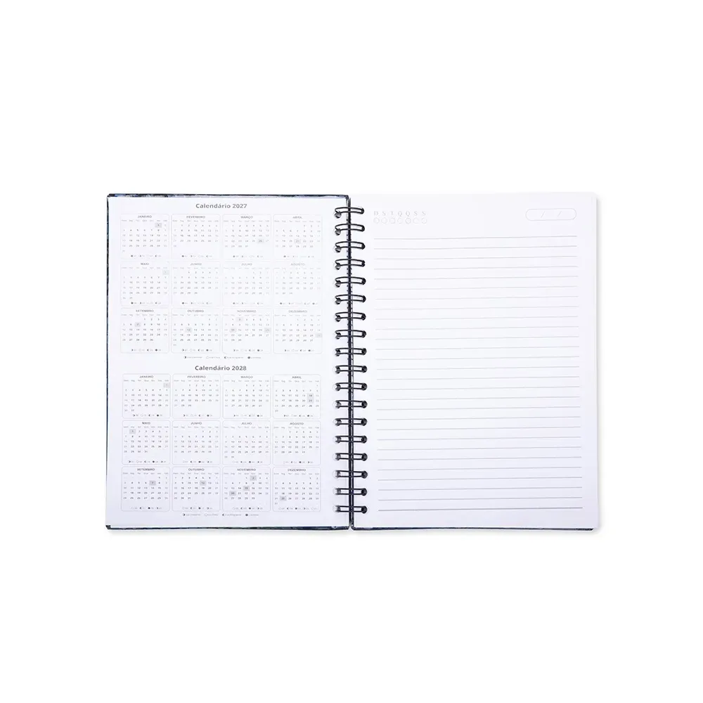 Caderno Holográfico Com Pauta