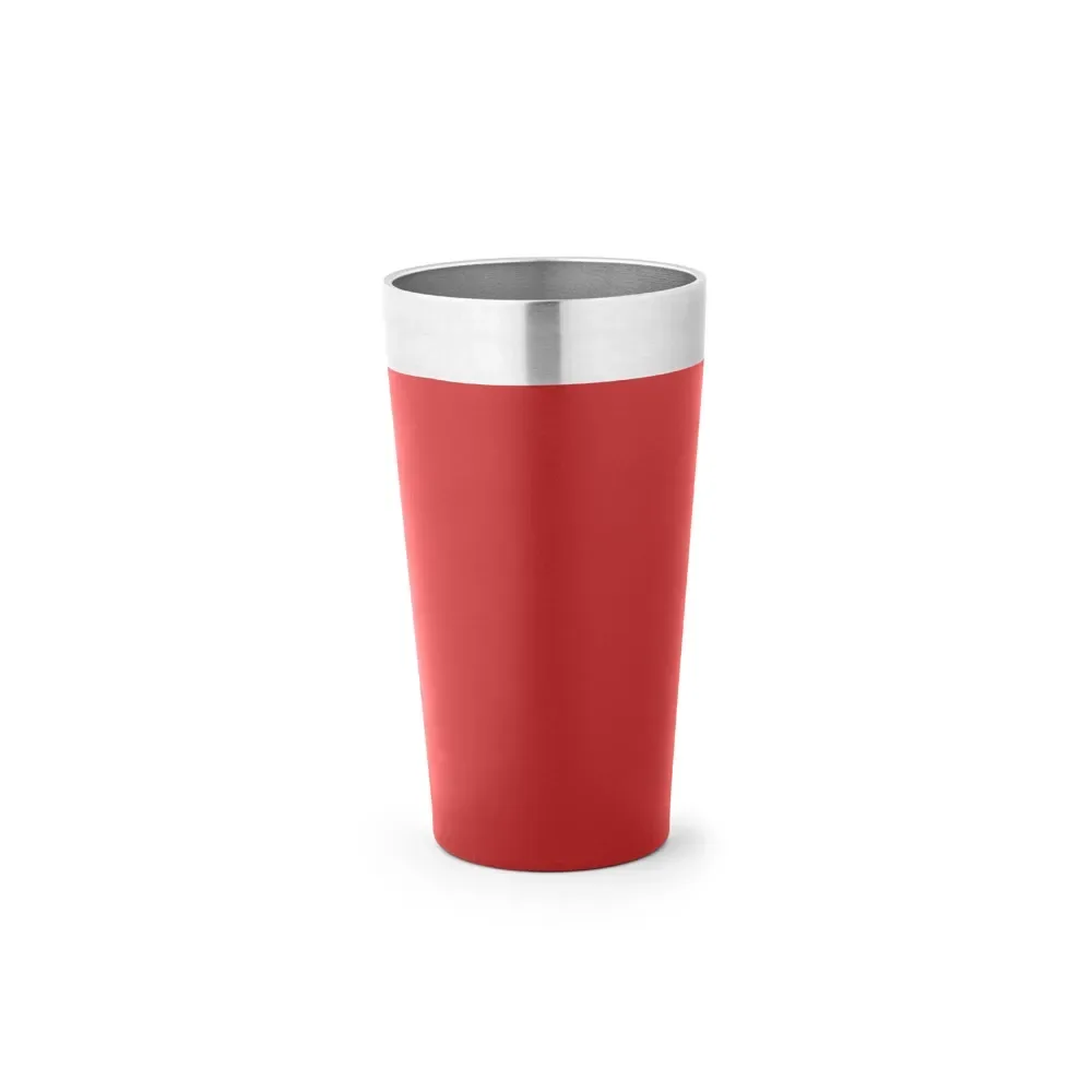 HALPERT. Copo de viagem em aço inox térmico, com parede dupla isolada a vácuo 540 mL