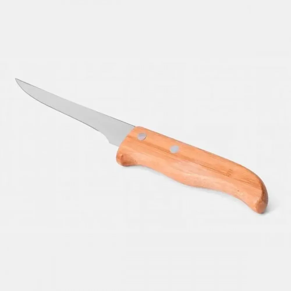 CONJ. DE FACAS BAMBU / MADEIRA / INOX COM ESTOJO FRANKFURT - 7 PÇS