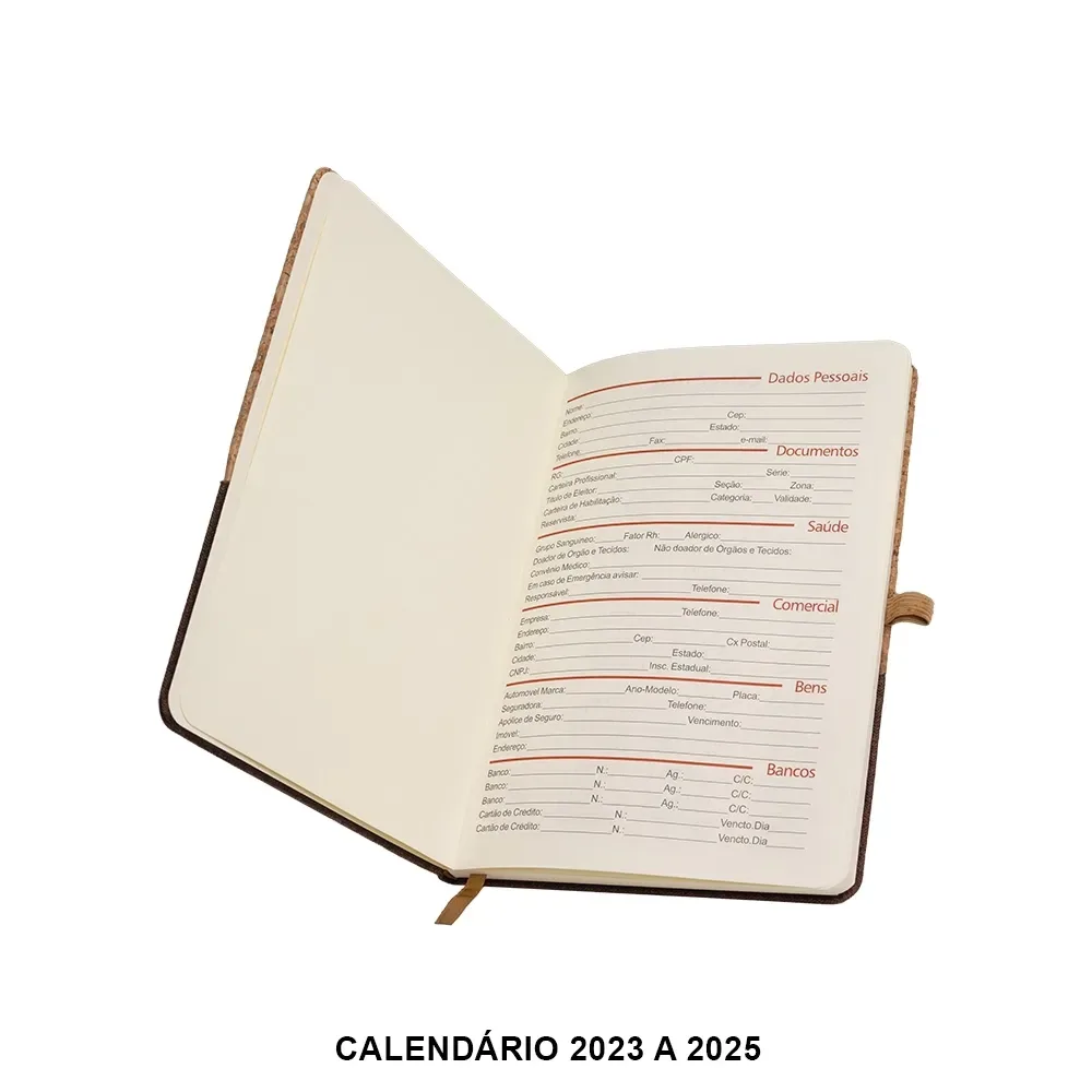 Caderneta A5 Cortiça