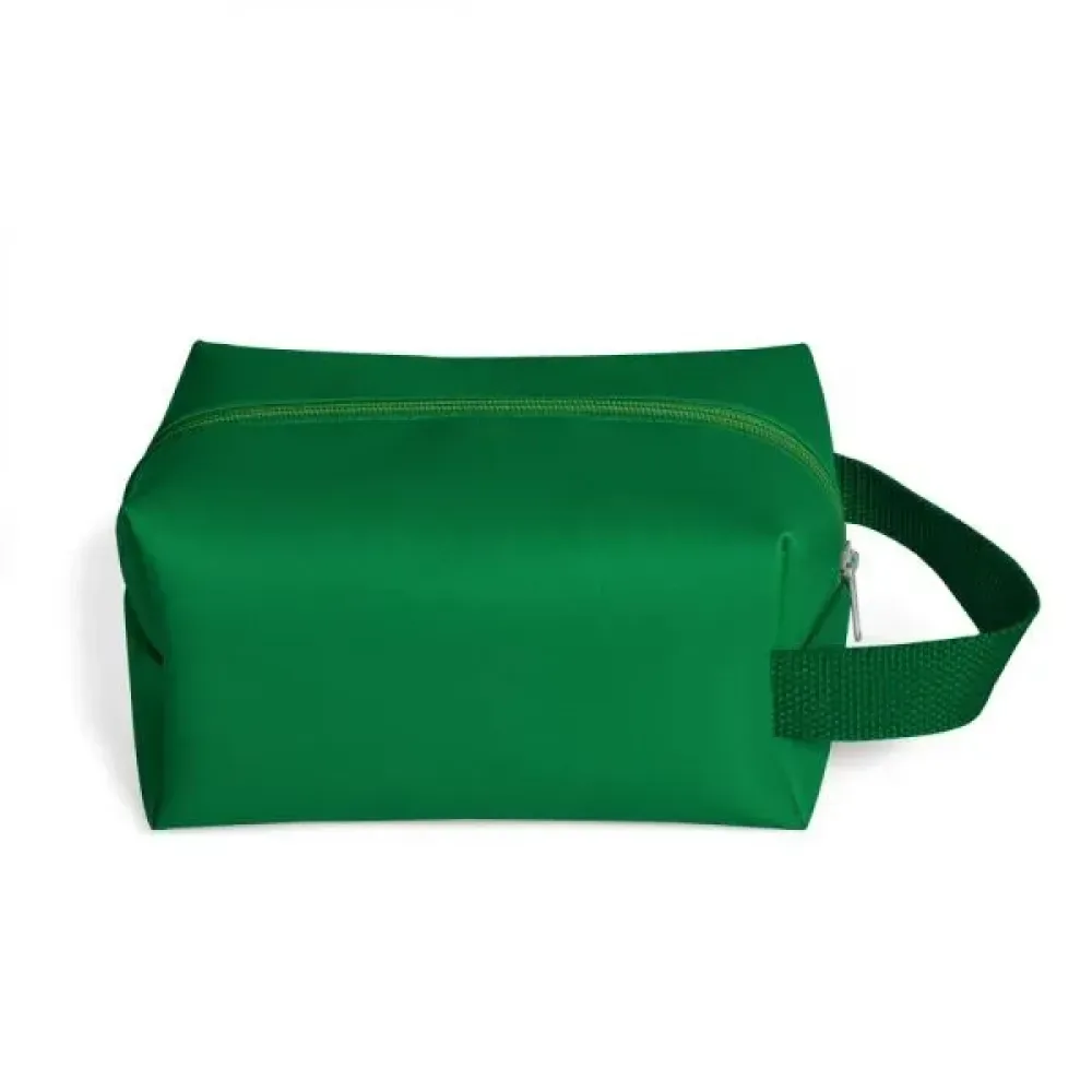 NECESSAIRE C/ ALÇA EM MATERIAL SINTÉTICO - VERDE