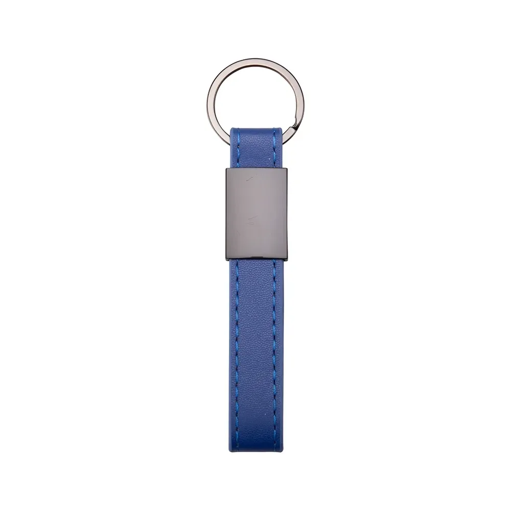 Chaveiro Metal com Couro Sintético