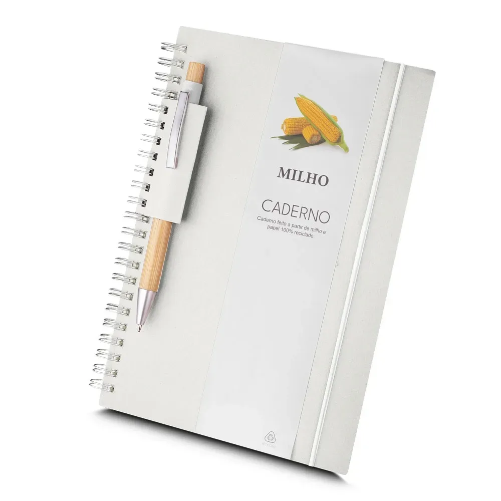 Caderno A5 Capa em Papel Reciclado