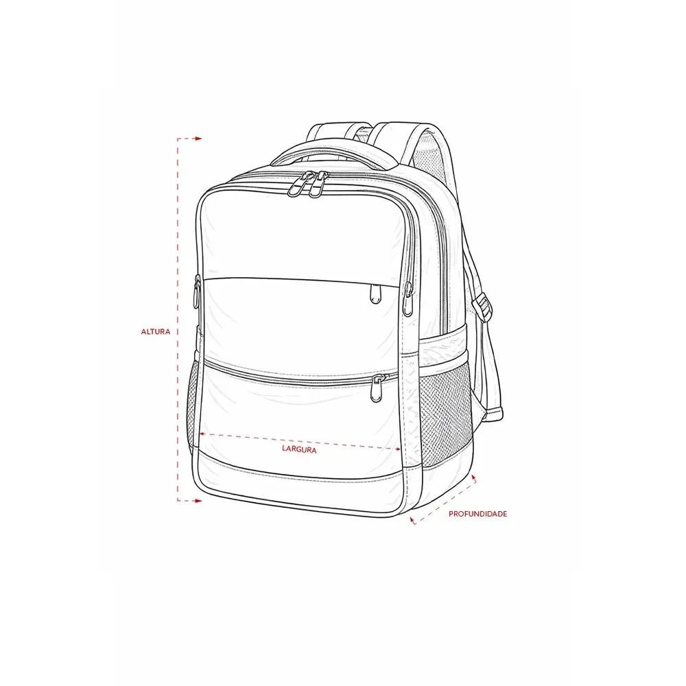 Mochila Couro Sintético 20L