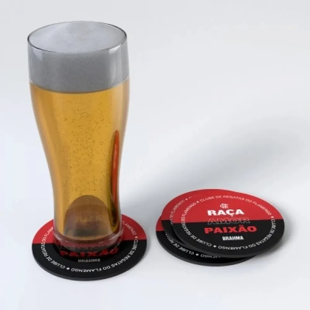 Bolacha de Chopp Porta Copos Personalizada