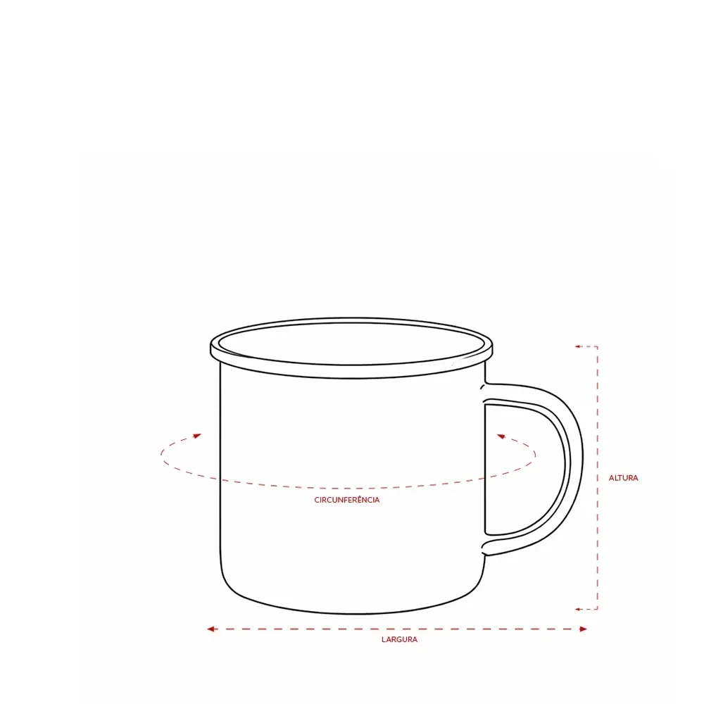Caneca Inox 370ml