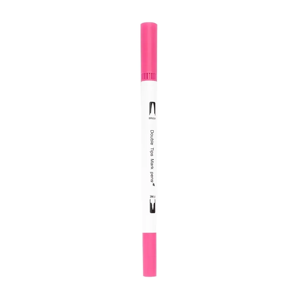 Kit Canetinhas Ponta Dupla Com 60 Cores