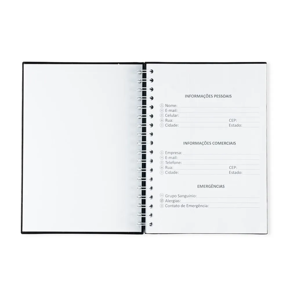 Caderno Laminado Com Pauta