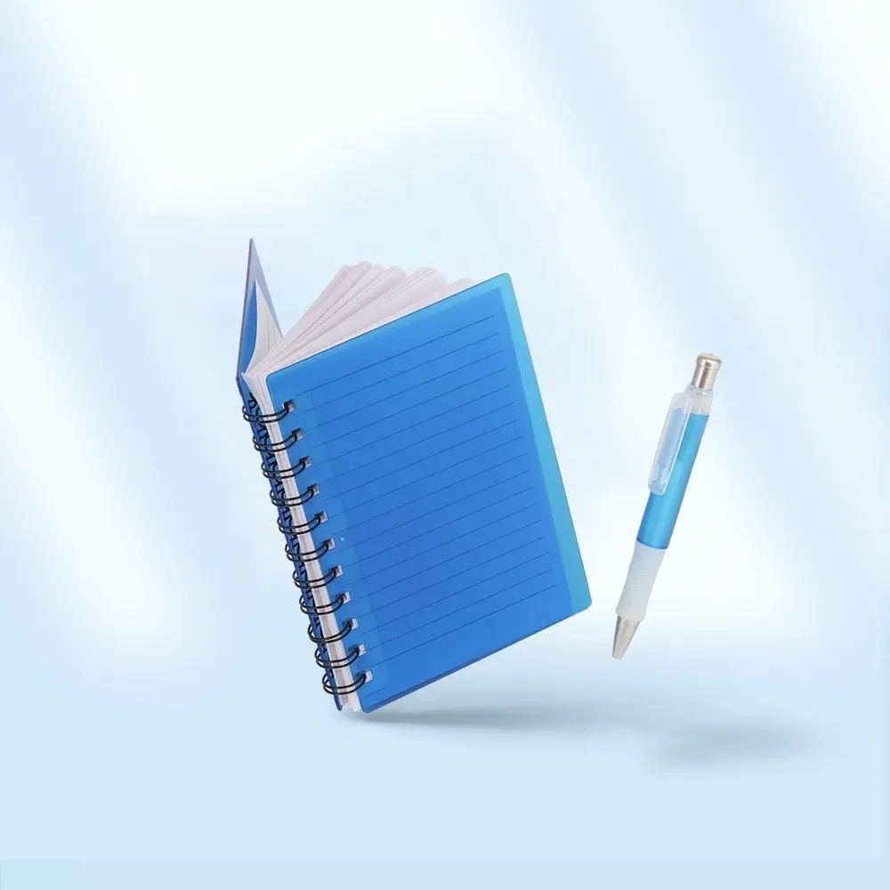 Caderno Plástico com Caneta