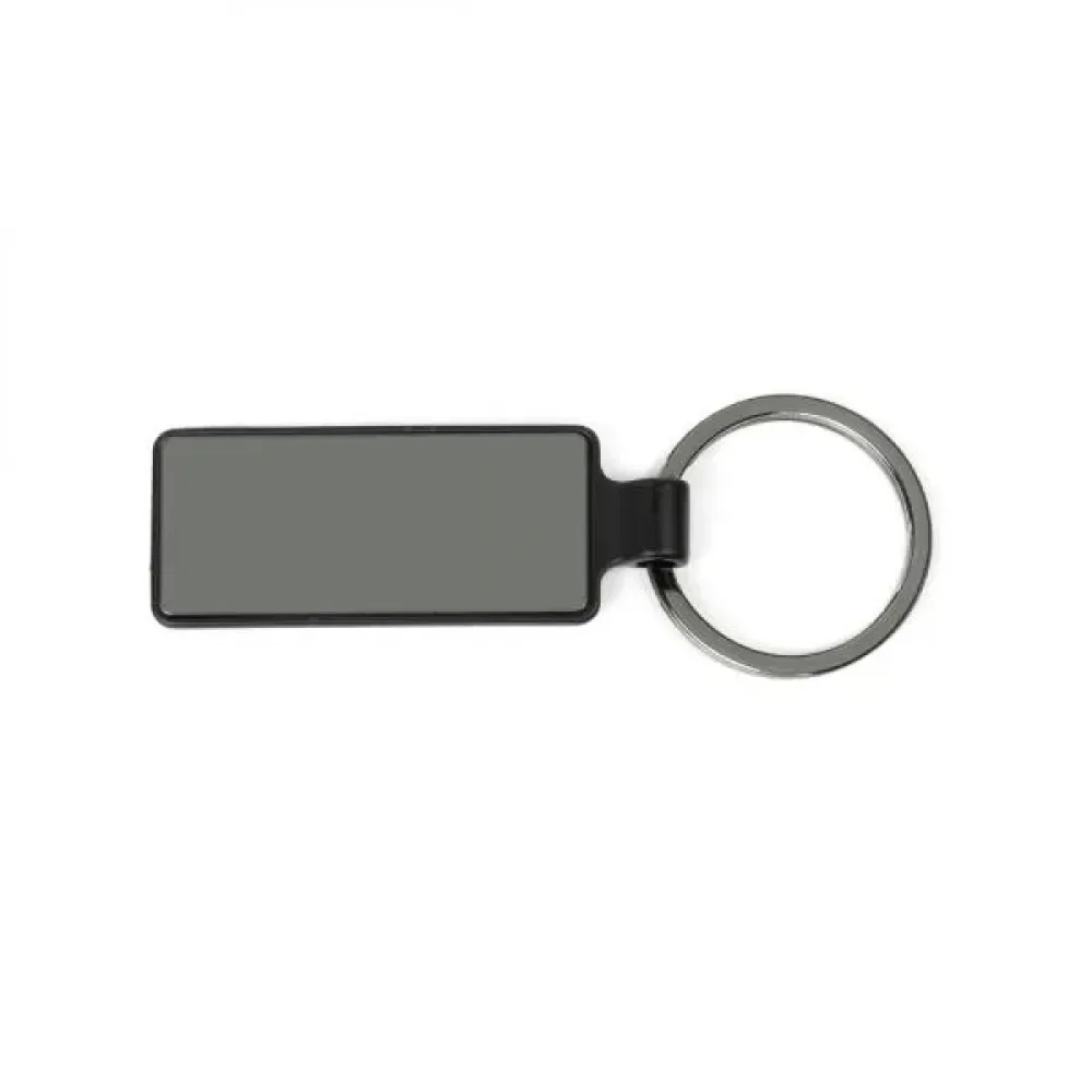 CHAVEIRO EM METAL - CINZA/PRETO