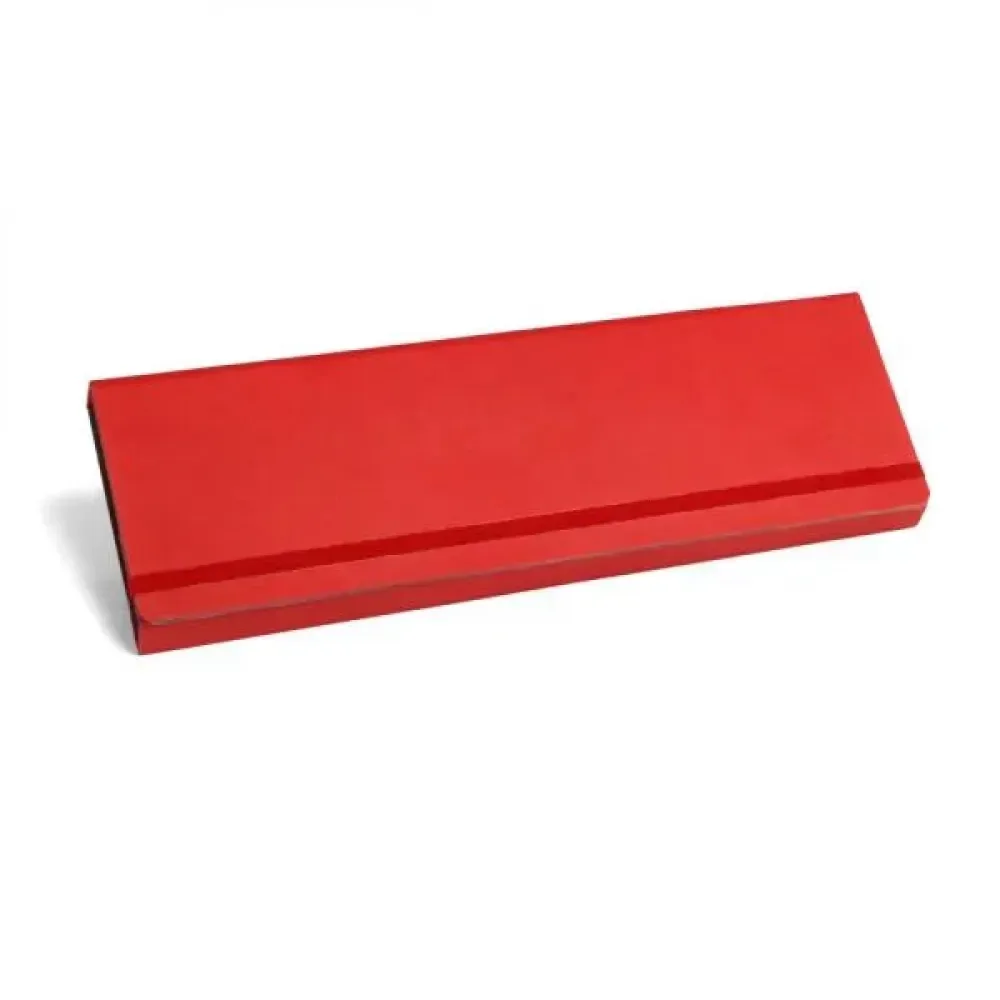 KIT GARFO E FACA INOX / MADEIRA COM ESTOJO VERMELHO 3 PÇS