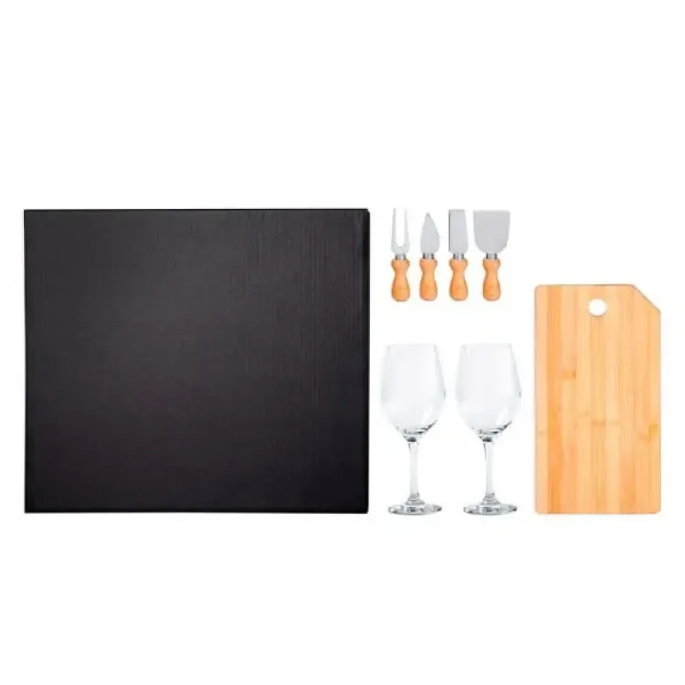 KIT QUEIJO E VINHO - 7 PÇS