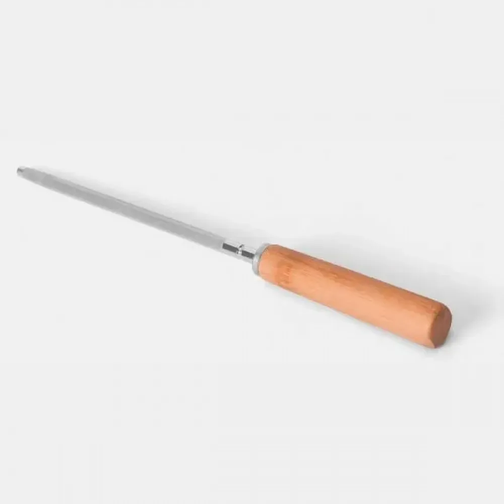 CONJ. DE FACAS BAMBU / MADEIRA / INOX COM ESTOJO FRANKFURT - 7 PÇS