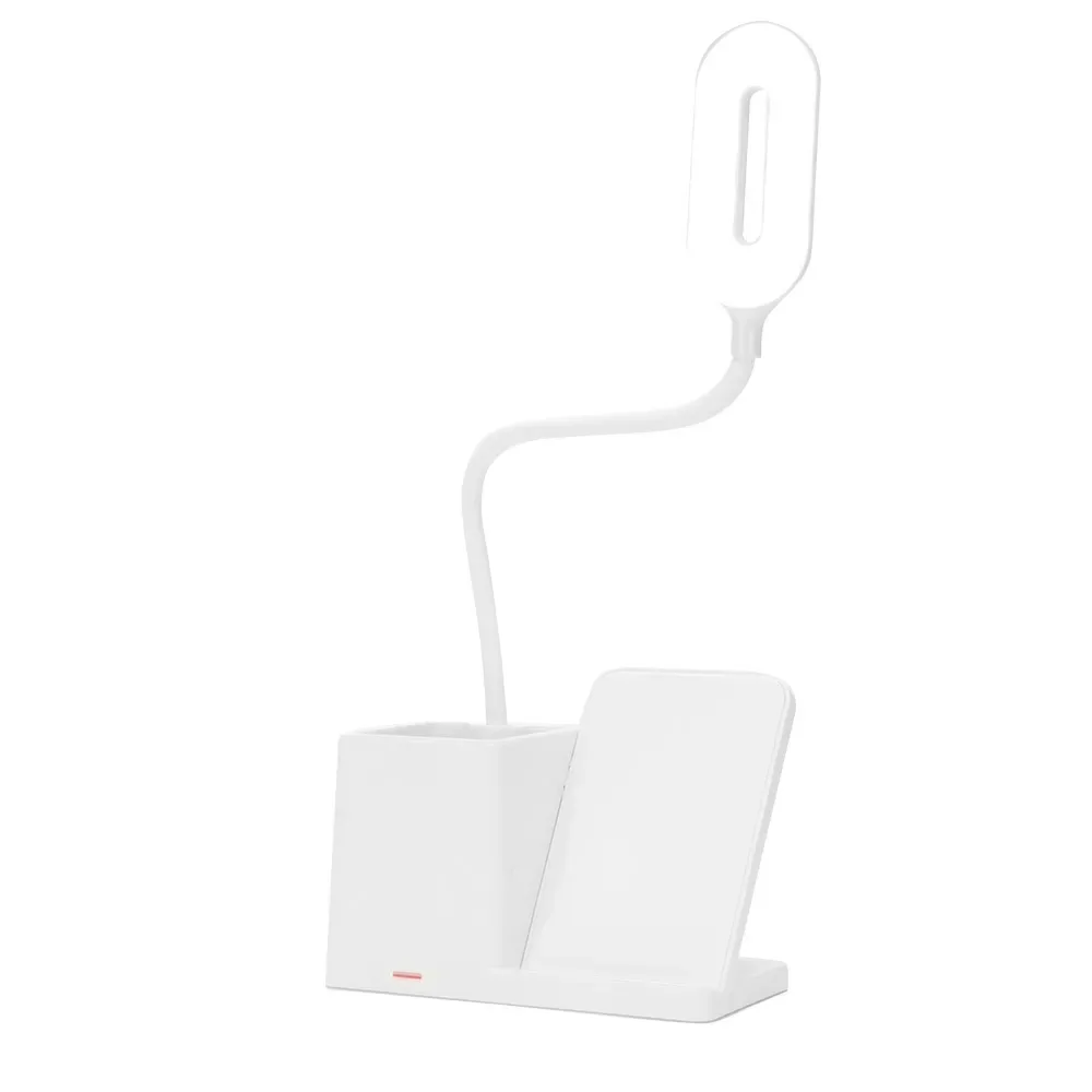 Luminária Led com Carregamento via Indução e Porta-caneta