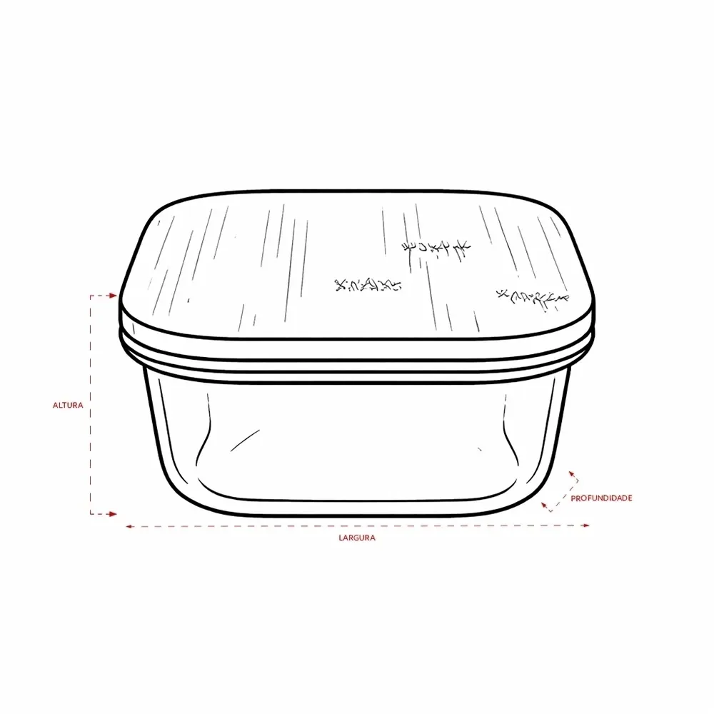 Marmita Vidro 400ml