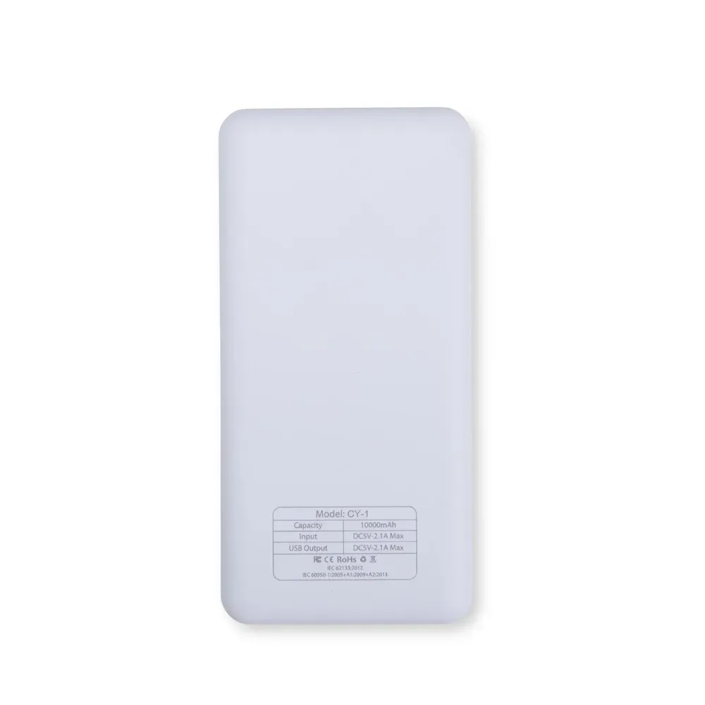 Power Bank 10.000mAh com Indicador LED