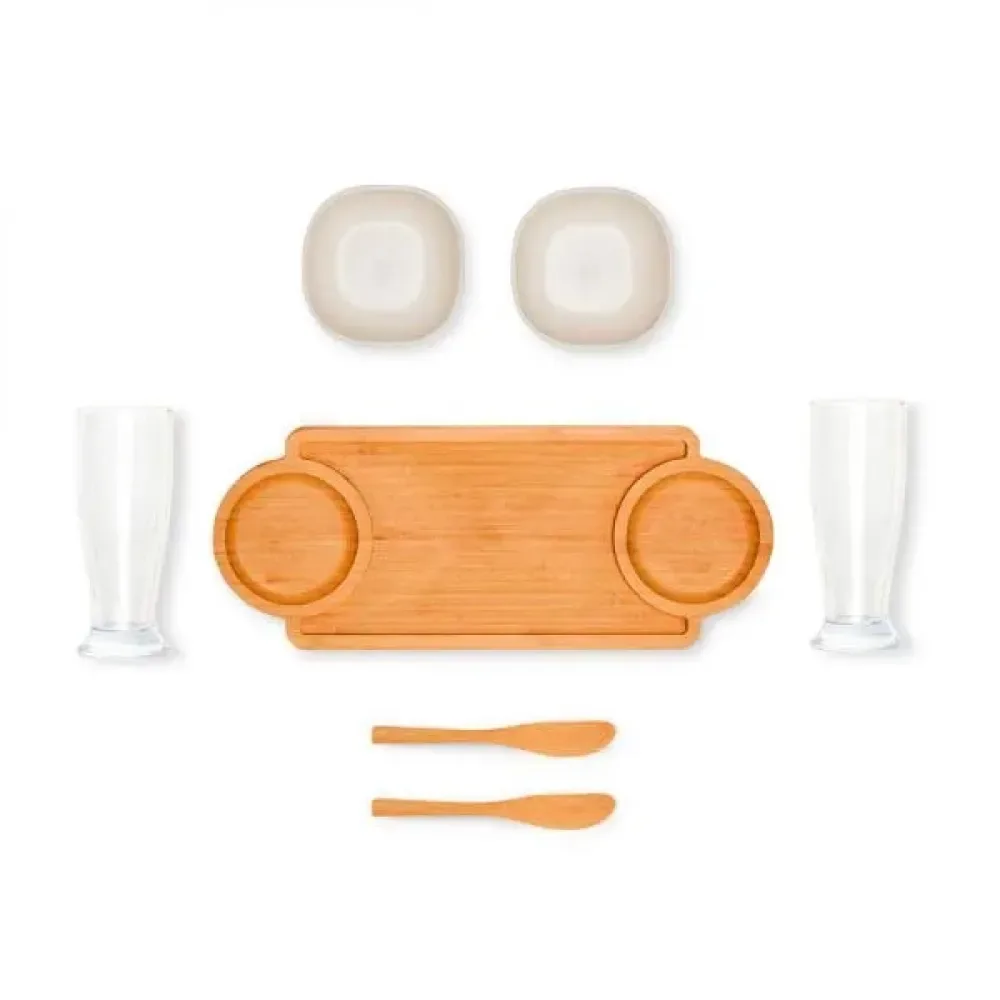 KIT PARA PETISCO E CERVEJA - 7 PÇS