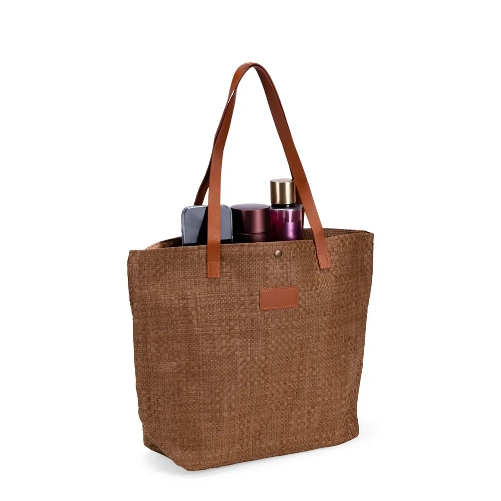 Bolsa Palha Trançada