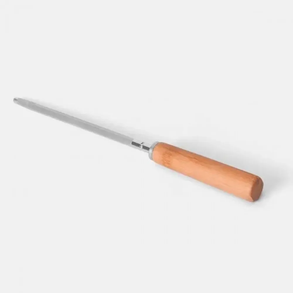 CONJ. DE FACAS BAMBU / MADEIRA / INOX COM ESTOJO FRANKFURT - 7 PÇS