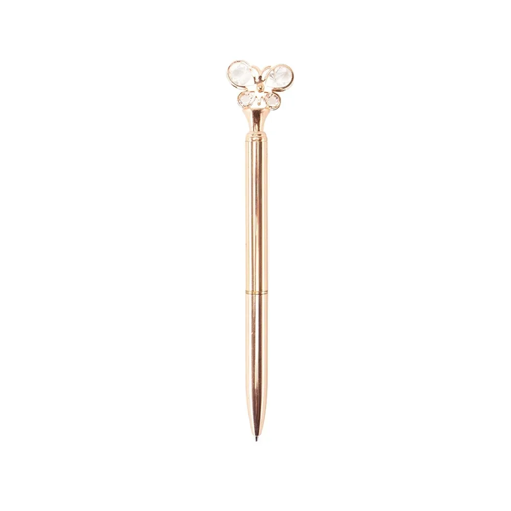 Caneta Metal Borboleta