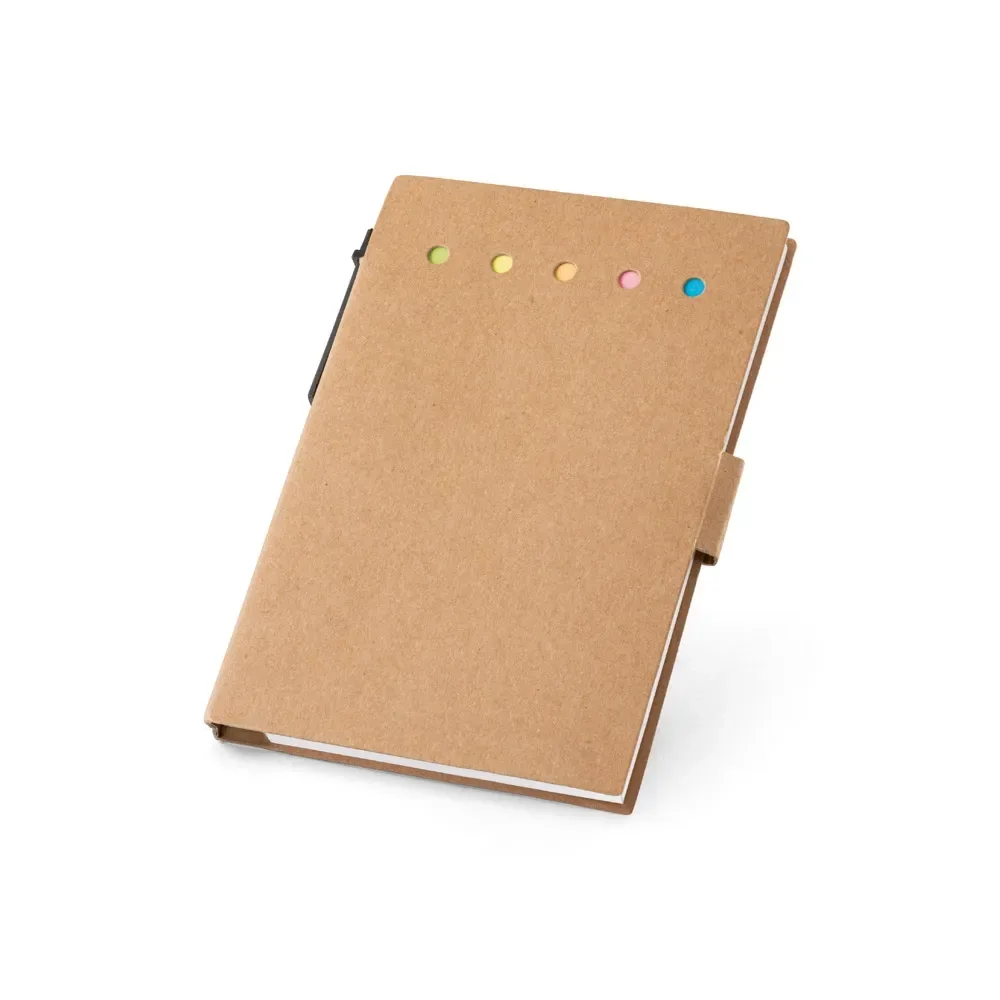 GULLAR. 6 blocos adesivados com 25 folhas cada e capa em papel kraft reciclado