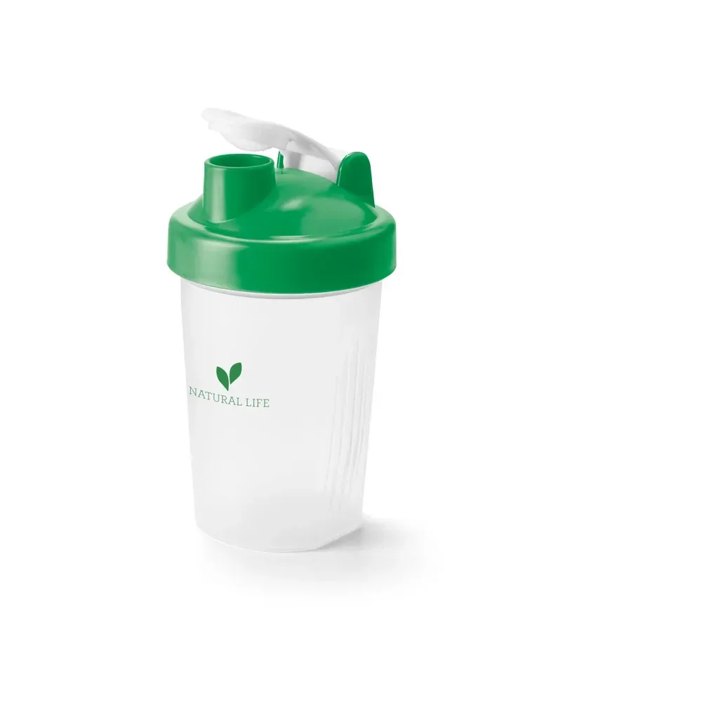NURMI. Shaker em HDPE com tampa flip top em PP 550 mL