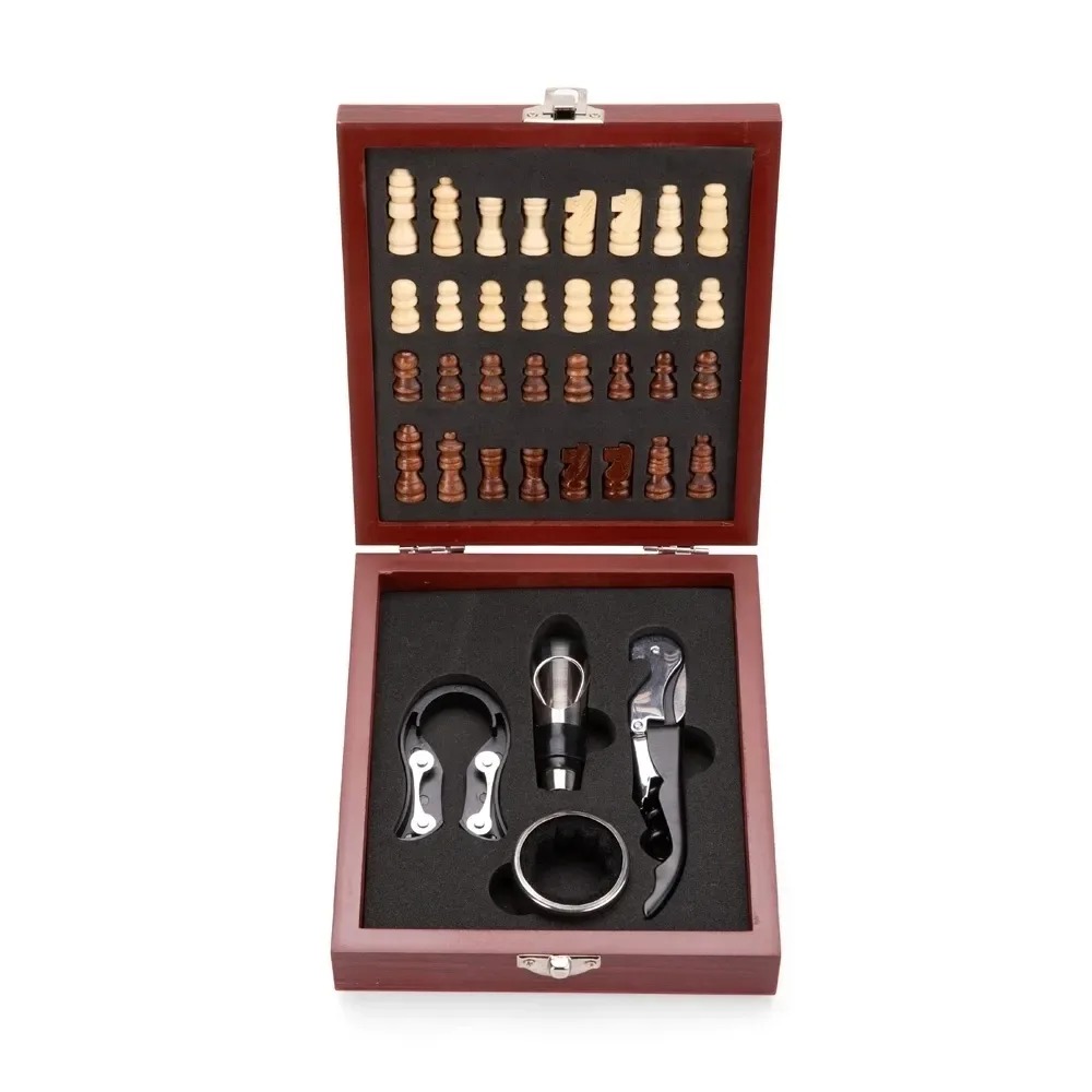 Kit Vinho Xadrez 4 Peças