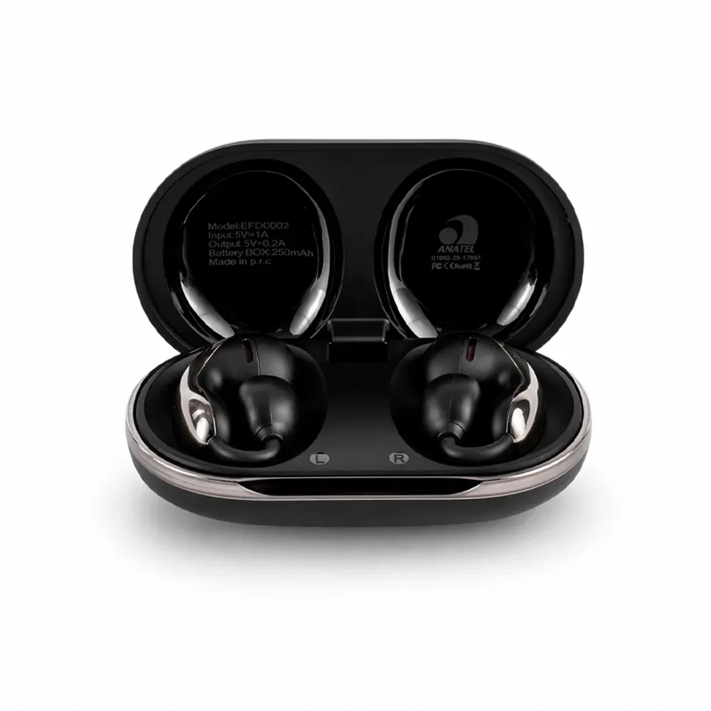 Fone de Ouvido Bluetooth com Case Carregador