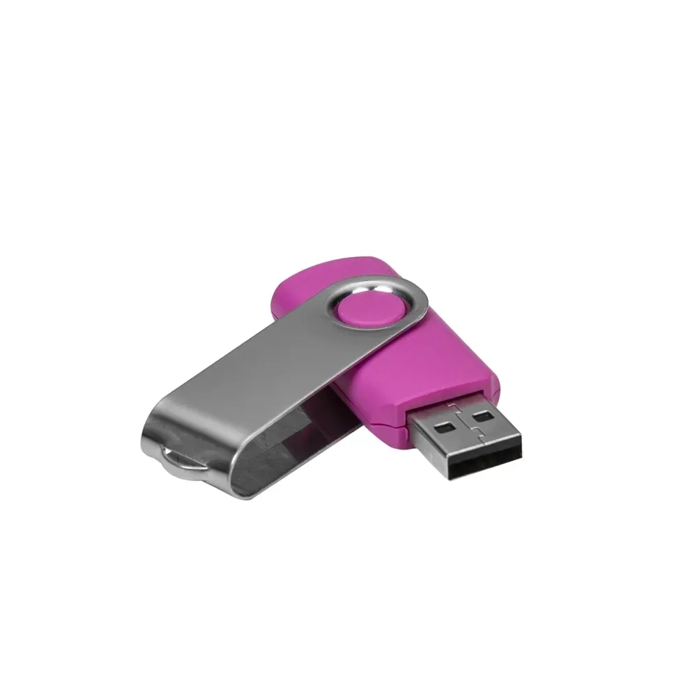 Pen Drive Giratório Metálico 4GB