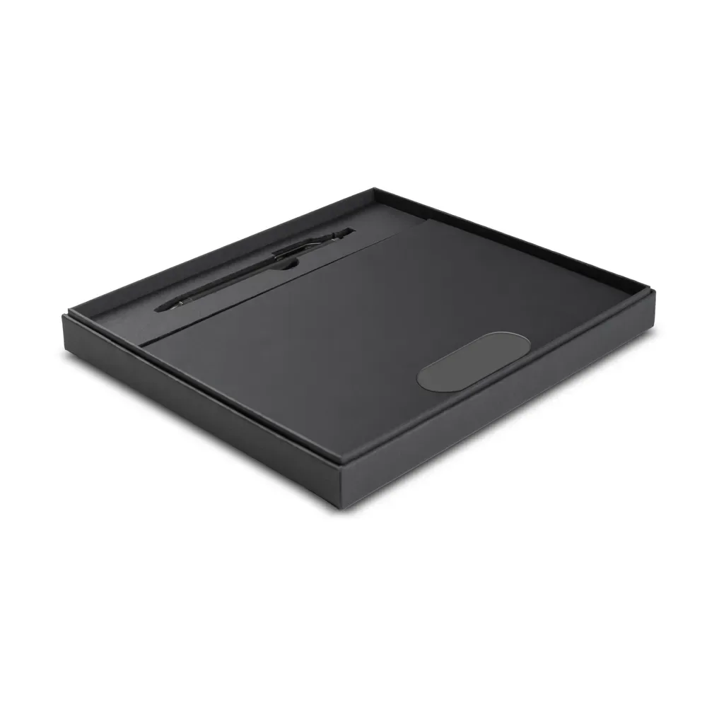 Kit escritório A5 em PU e Caneta Metalica