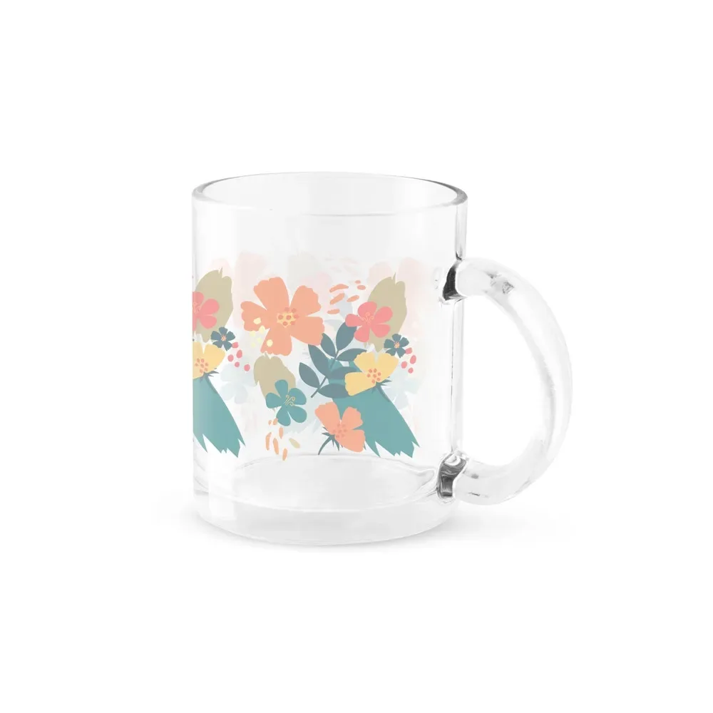 CARMO. Caneca em vidro para sublimação 350 mL
