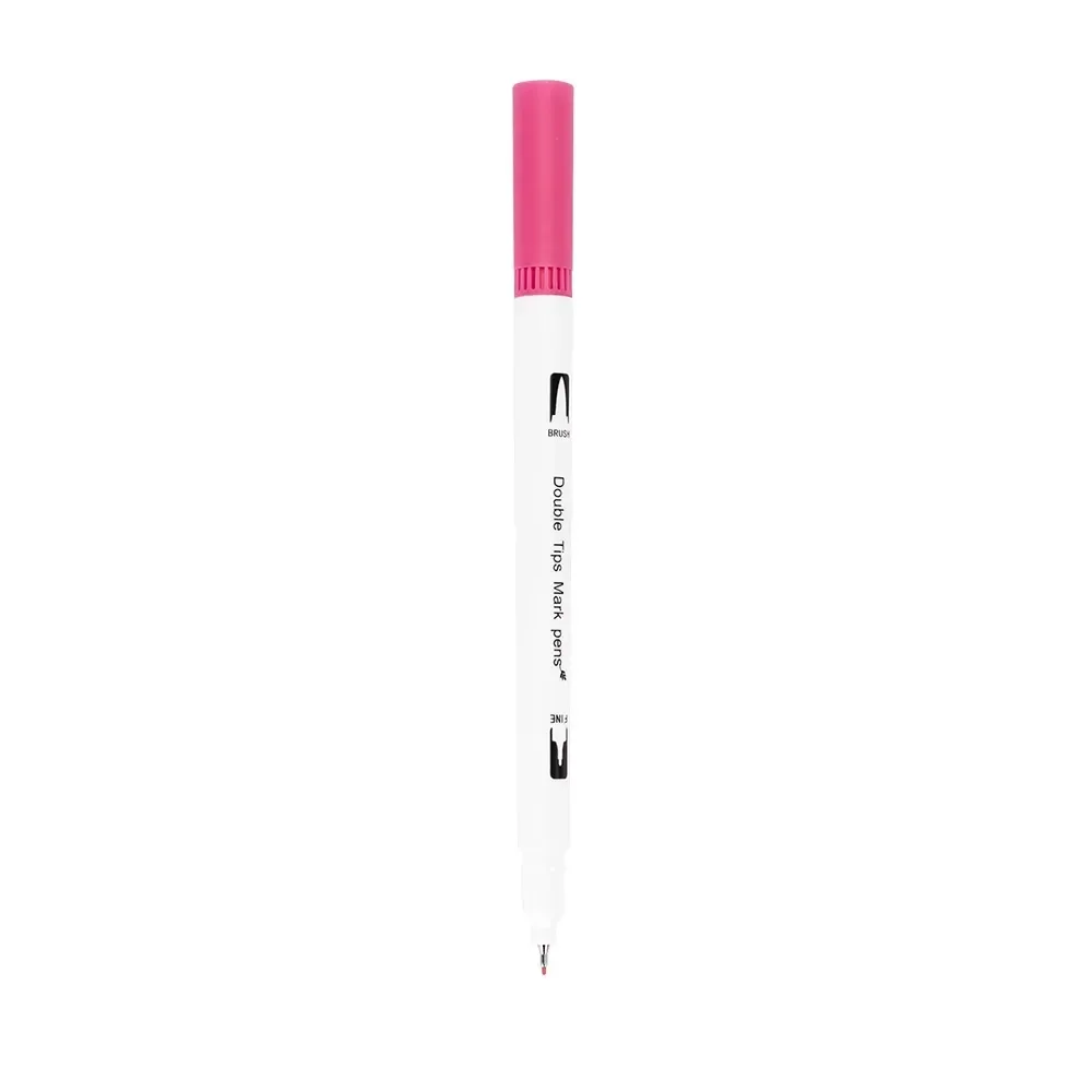 Kit Canetinhas Ponta Dupla Com 60 Cores