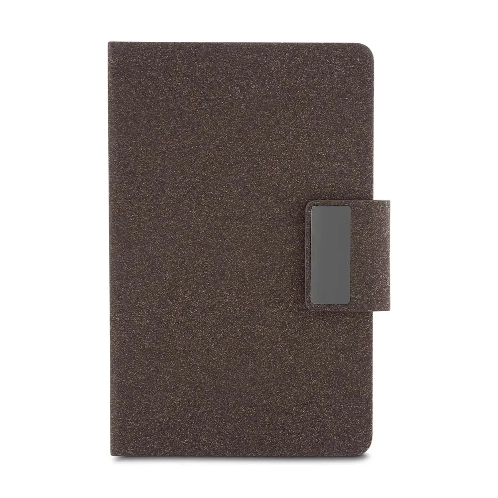 Caderno A5 em PU e fibra de café ou chá