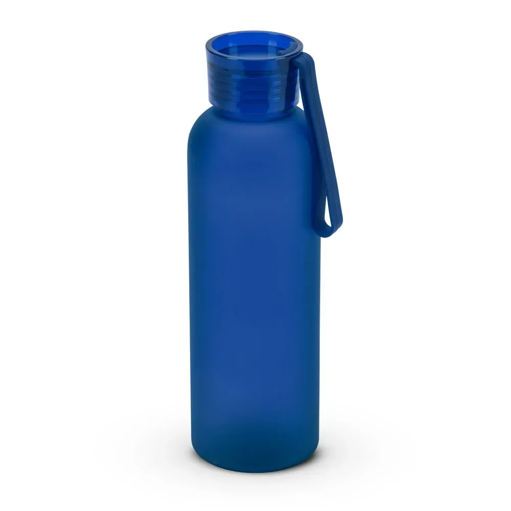 CARGNIN. Squeeze esportiva em PET 100% reciclado, com acabamento fosco 600 mL