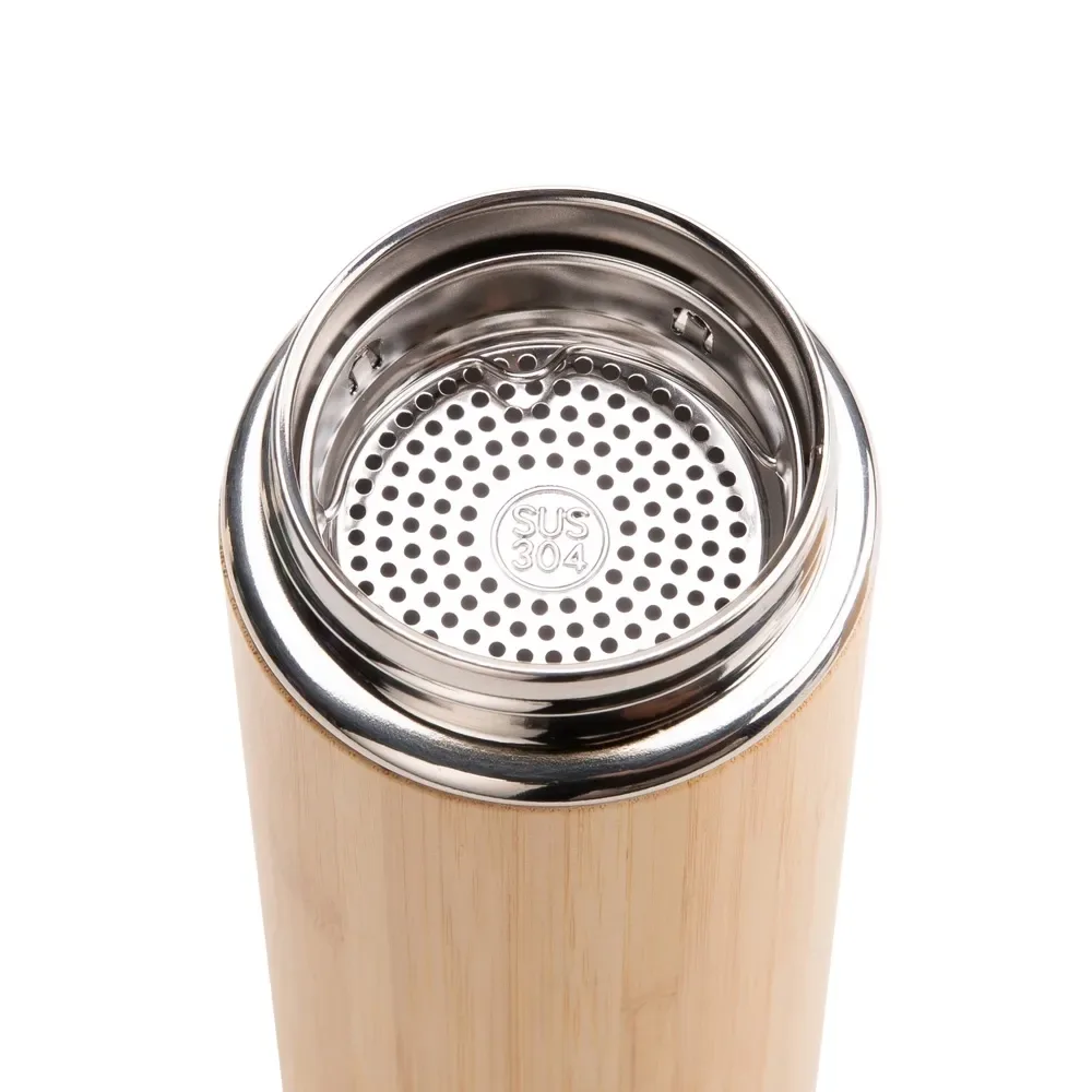 Garrafa Térmica Bambu 400ml