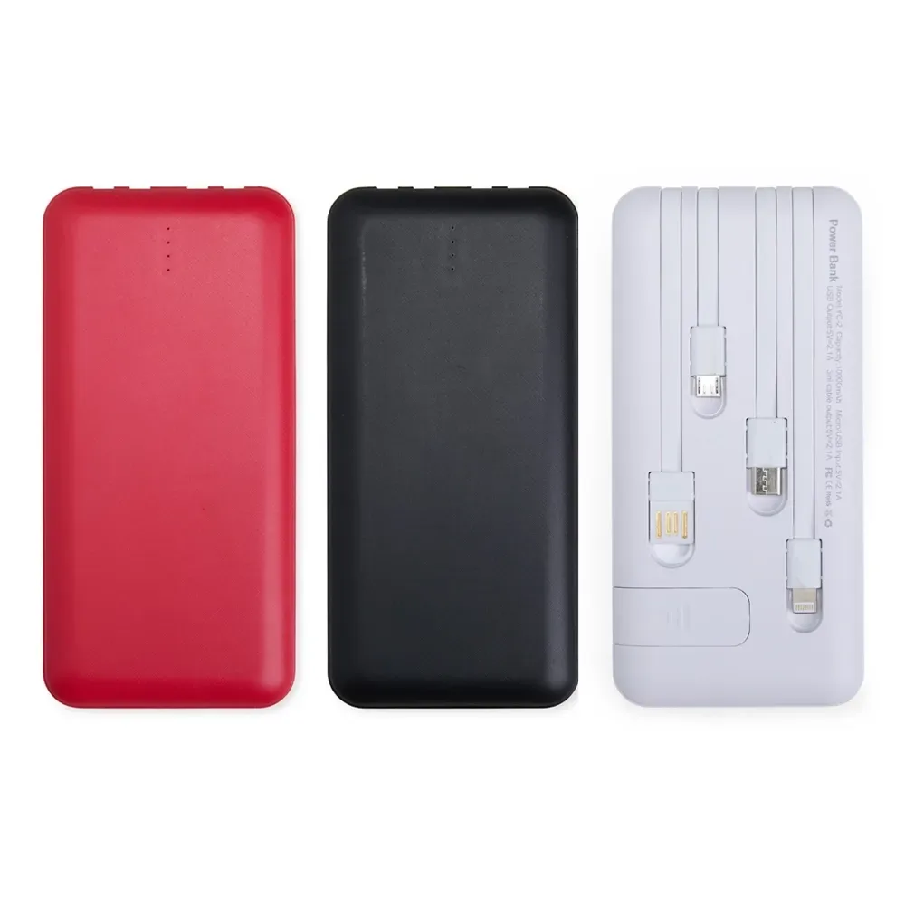 Power Bank 10.000mAh com Lanterna e Multissaídas