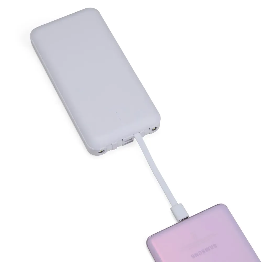 Power Bank 10.000mAh com Lanterna e Multissaídas