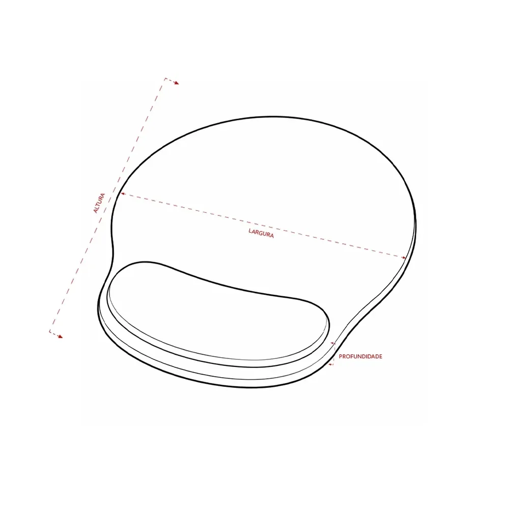 Mouse Pad Ergonômico