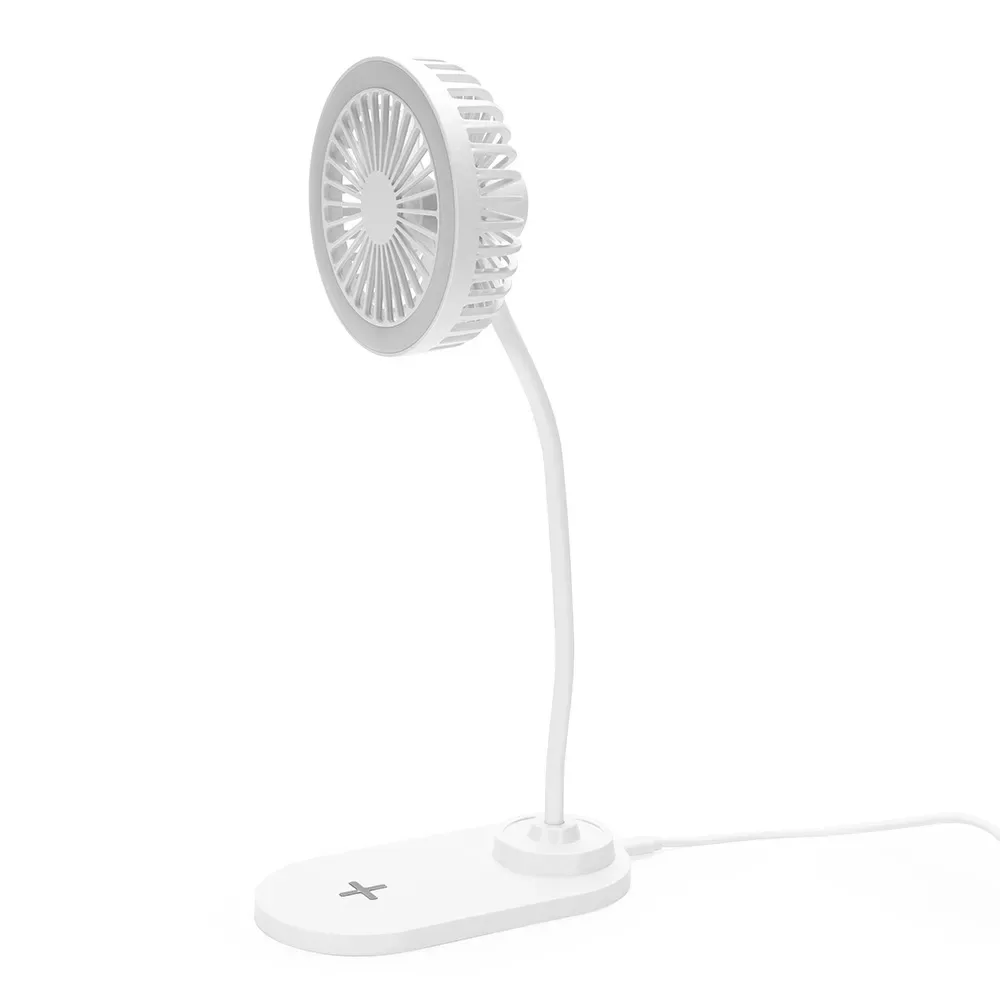 Ventilador com Led e Carregamento via Indução
