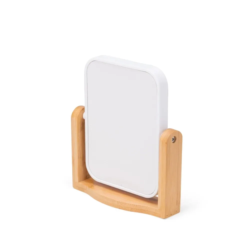 Espelho de Mesa Retangular Bambu