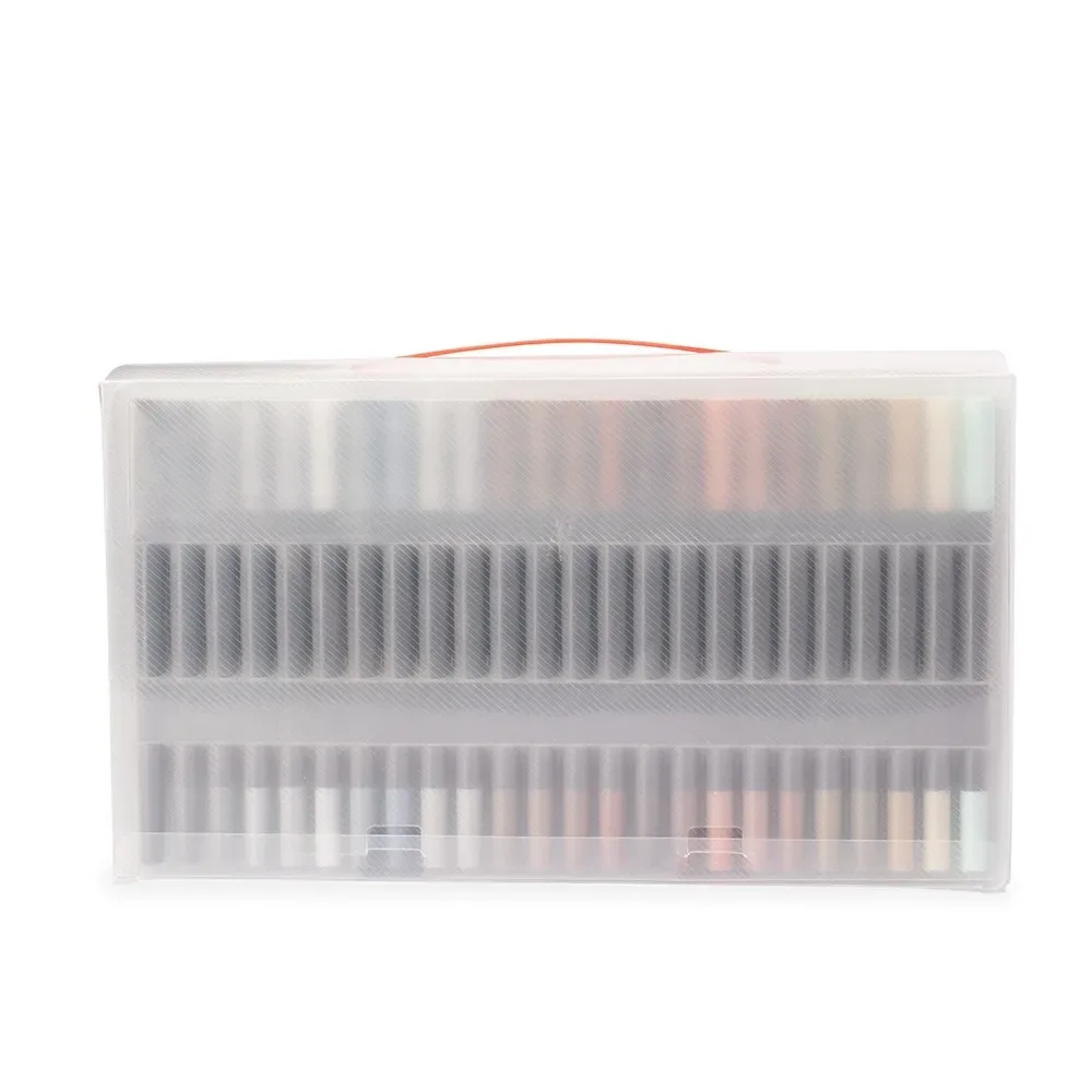 Kit Canetinhas Ponta Dupla 144 Cores