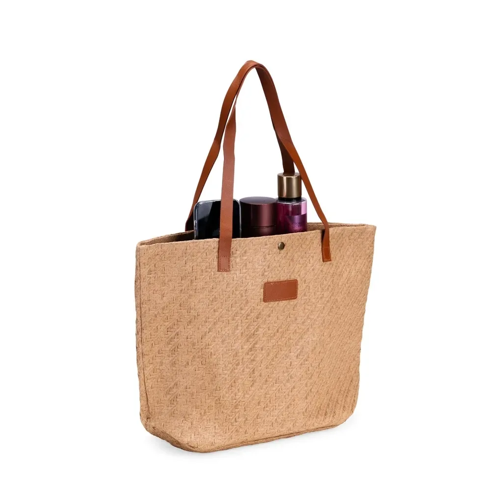 Bolsa Palha Trançada