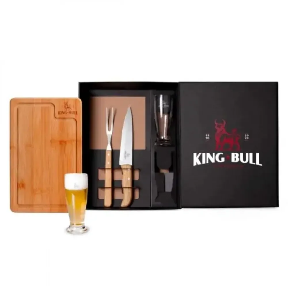 KIT PARA CHURRASCO COM COPOS - 5 PÇS