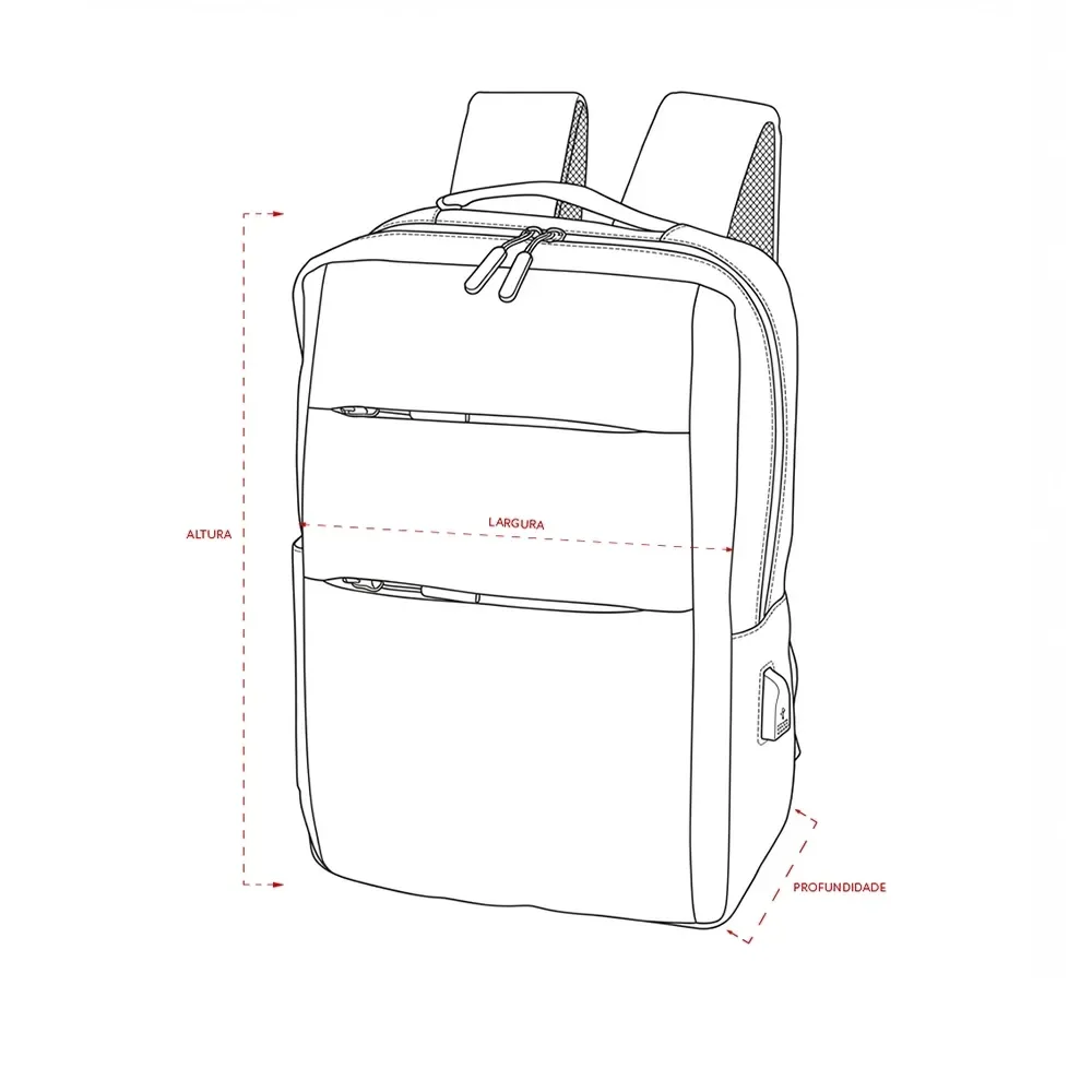 Mochila Nylon Oxford 14L