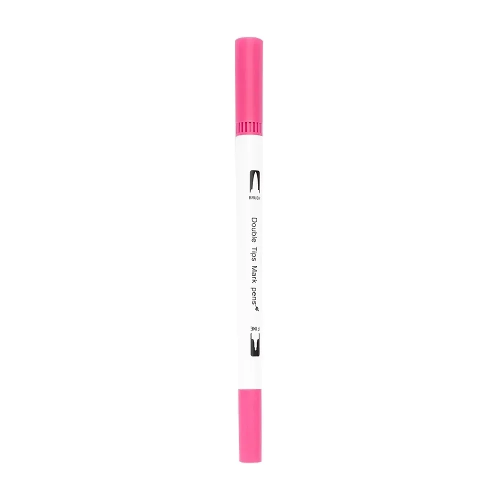 Kit Canetinhas Ponta Dupla 100 Cores