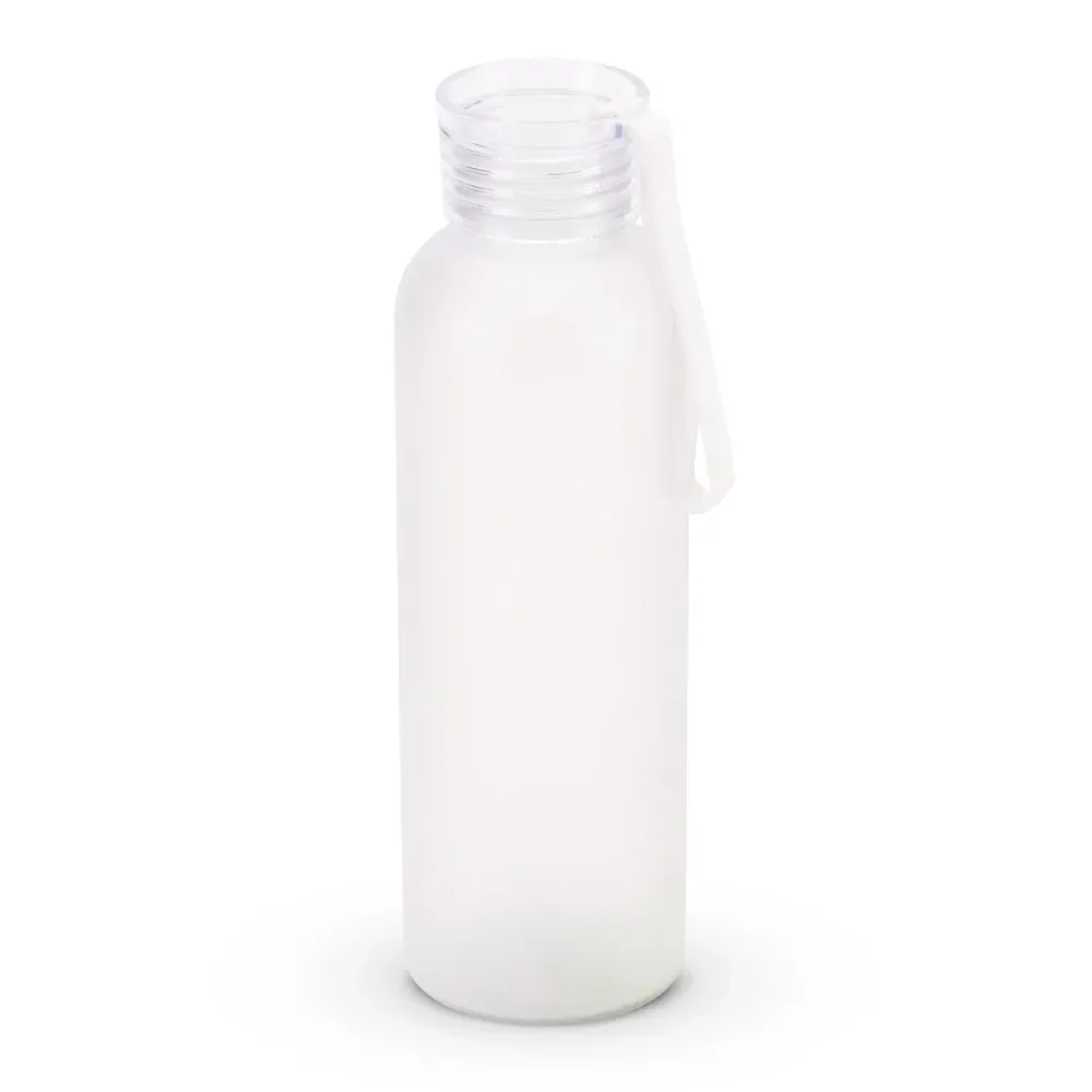 CARGNIN. Squeeze esportiva em PET 100% reciclado, com acabamento fosco 600 mL