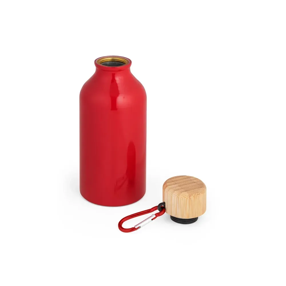 ROUSEY. Squeeze em alumínio 100% reciclado com cor sólida brilhante 400 mL