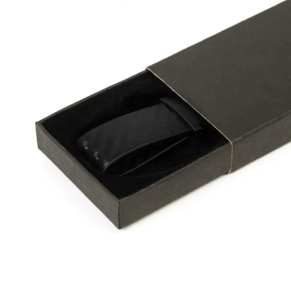 CHAVEIRO EM METAL/PU - PRETO